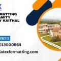 Latex formatting Services Amity University Kaithal