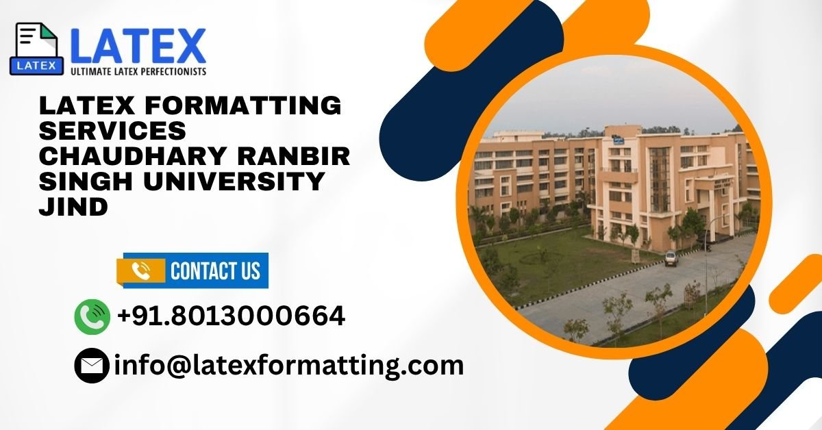 Latex formatting Services CRSU Jind