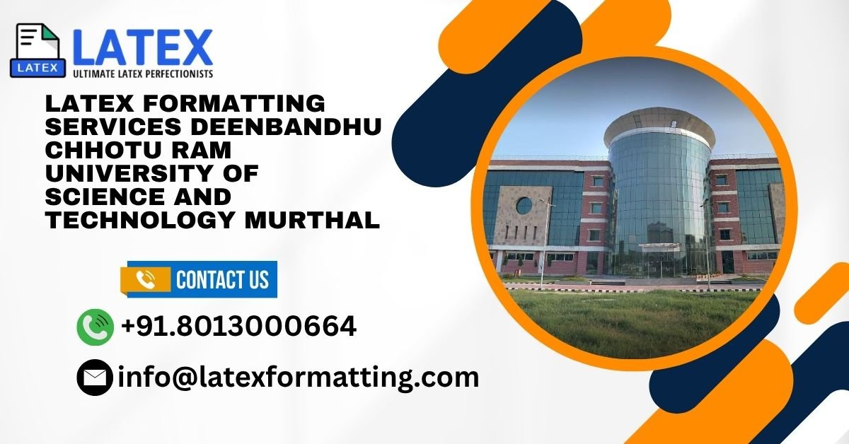 Latex formatting Services DCRUST Murthal