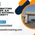 Latex formatting Services Dr. B.R Ambedkar National Law University Sonipat