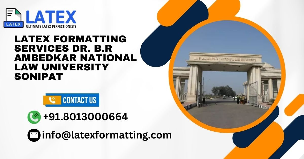 Latex formatting Services DBRANLU Sonipat