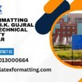 Latex formatting Services I.K. Gujral Punjab Technical University Jalandhar