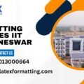 Latex formatting Services IIT Bhubaneswar