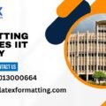 Latex formatting Services IIT Bombay