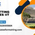 Latex formatting Services IIT Delhi