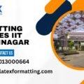 Latex formatting Services IIT Gandhinagar
