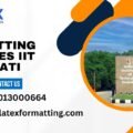 Latex formatting Services IIT Guwahati