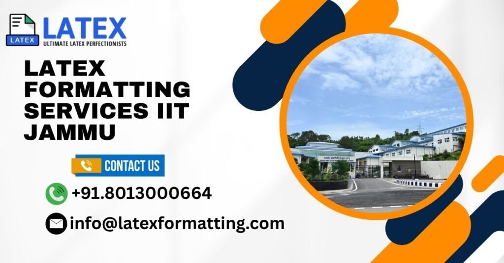 Latex formatting Services IIT Jammu