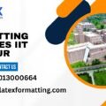 Latex formatting Services IIT Jodhpur