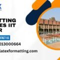 Latex formatting Services IIT Kanpur
