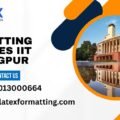 Latex formatting Services IIT Kharagpur
