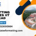 Latex formatting Services IIT Palakkad