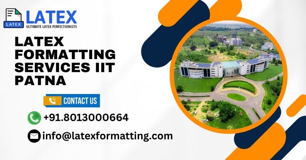 Latex formatting Services IIT Patna