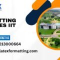 Latex formatting Services IIT Patna