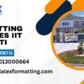Latex formatting Services IIT Tirupati