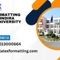 Latex formatting Services Indira Gandhi University Rewari
