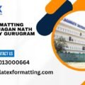 Latex formatting Services Jagan Nath University Gurugram