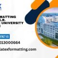 Latex formatting Services K.R. Mangalam University Gurugram
