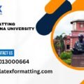 Latex formatting Services Anna University Chennai