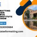 Latex formatting Services CSIR-Central Drug Research Institute (CDRI) Lucknow