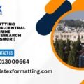 Latex formatting Services CSIR-Central Salt and Marine Chemicals Research Institute (CSMCRI) Bhavnagar