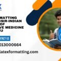 Latex formatting Services CSIR-Indian Institute of Integrative Medicine (IIIM) Jammu