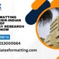 Latex formatting Services CSIR-Indian Institute of Toxicology Research (IITR) Lucknow