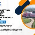 Latex formatting Services CSIR-Institute of Genomics and Integrative Biology (IGIB) Delhi