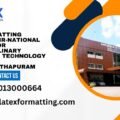 Latex formatting Services CSIR-National Institute for Interdisciplinary Science and Technology (NIIST) Thiruvananthapuram