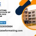 Latex formatting Services Institute of Life Sciences (ILS) Bhubaneswar
