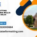 Latex formatting Services Jamia Millia Islamia New Delhi