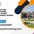 Latex formatting Services National Institute of Plant Genome Research (NIPGR) New Delhi