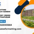 Latex formatting Services Rajiv Gandhi Centre for Biotechnology (RGCB) Thiruvananthapuram