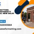 Latex formatting Services University of Delhi (DU) New Delhi