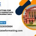 Latex formatting for legal thesis Karnataka High Court Karnataka Bengaluru