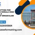 Latex formatting for legal thesis Kerala High Court Kerala Lakshadweep Ernakulam